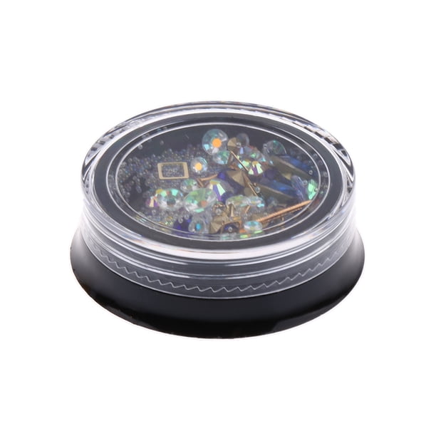 3D Nail Rhinestones Glitter Gem Bead Flat Back Studs Herramienta de manicura do Nail Art Rhinestones Bead Set