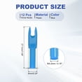 thumbnail image 2 of Uxcell Archery Arrows Nocks, Plastic Insert Arrow Nock Replacement Arrow Tails for Hunting Shooting Compound Recurve Bow Blue, 2 of 7