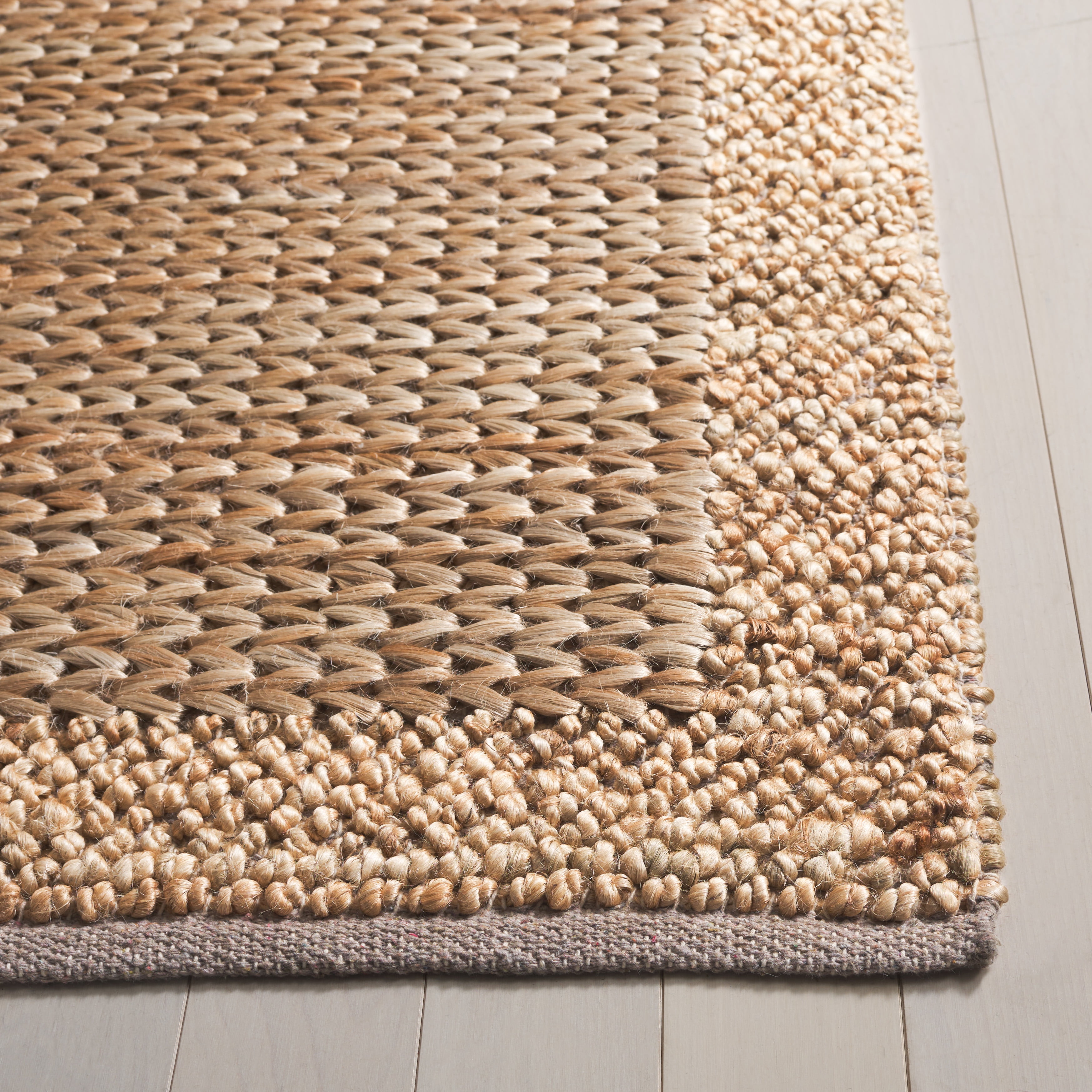 SAFAVIEH Natural Fiber Noweel Solid Area Rug, Natural, 4' x 6'