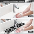thumbnail image 4 of Coolnut Camouflage Sink Splash Guard for Faucet 2 Packs Faucet Absorbent Mats, Modern Halftone Lines Faucet Handle Drip Catcher Quickly Drying Mat for Kitchen Counter Bathroom RV, 14.9"x5.5", 4 of 7