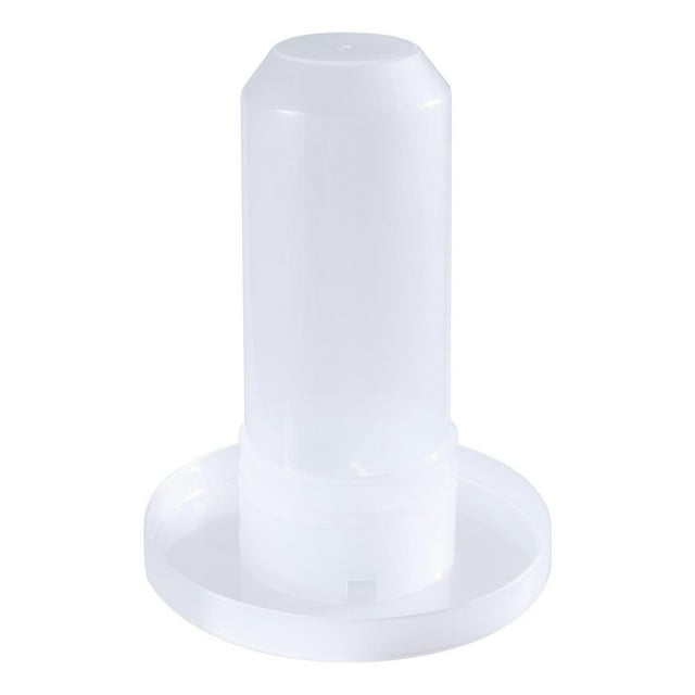 Bird Chicken Automatic Food Water Feeder Poultry Feeder Port Rain No Waste Fit for Buckets Barrels Auto Feeding Plate