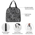thumbnail image 3 of KLL Snake Print Insulated Lunch Bag Women, Reusable Cute Tote Lunch Box for Adult & Men, Leakproof Cooler Lunch Bags for Work Office Travel Picnic, 3 of 5