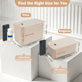 thumbnail image 2 of Locbbie Lock Box for Medicine, Small Storage Box with Code, Plus Size Taller Lockable Storage Box with Lid, Locked Box for Safe Medication/Pills/Phone/Personal Items/Snacks/Fridge, 9.25"x5.04"x5.7", 2 of 8