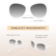 thumbnail image 7 of Kids Round Fashion Sunglasses for Girls Age 3-12 Butterfly Shaped Retro Children Tween Sun Glasses, 7 of 7