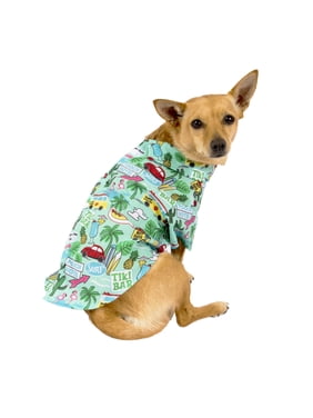 Vibrant Life Vacation Dog Camp Shirt, Blue