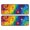 Colorful Circular Pattern, variant on Kitchen Rugs Sets Of 2,Rainbow Tie Dye Sunburst Anti Fatigue Kitchen Mat Rugs Non Slip Washable,Decorative Kitchen Floor Mats for Kitchen,Sink,Laundry,17"x47" 17"x47"