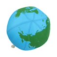 thumbnail image 3 of MIANGASTORE 1PC Inflatable Latex Ball Nylon Cloth Balloon Outdoor Playing Toy Parents-kid Interaction Ball for Children (Earth), 3 of 9