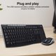 thumbnail image 3 of Teclado La Computadora Con Inalámbrico Del Mouse Conjunto 2.4G Receptor USB para Windows Portátil PC, 3 of 9