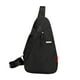 thumbnail image 3 of Mochila de viaje, senderismo, mochila de día con cierre de cremallera, bolso de hombro informal, bolso de pecho para ocio negro, 3 of 8