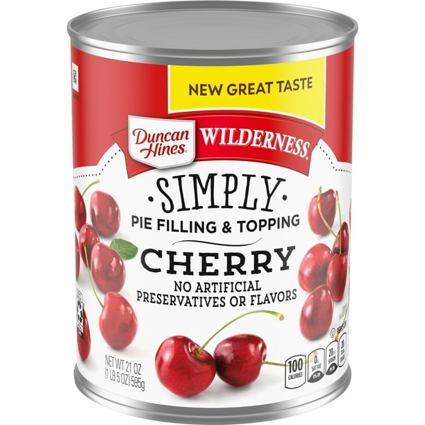 Duncan Hines Wilderness Simply Cherry Pie Filling & Topping 21 oz