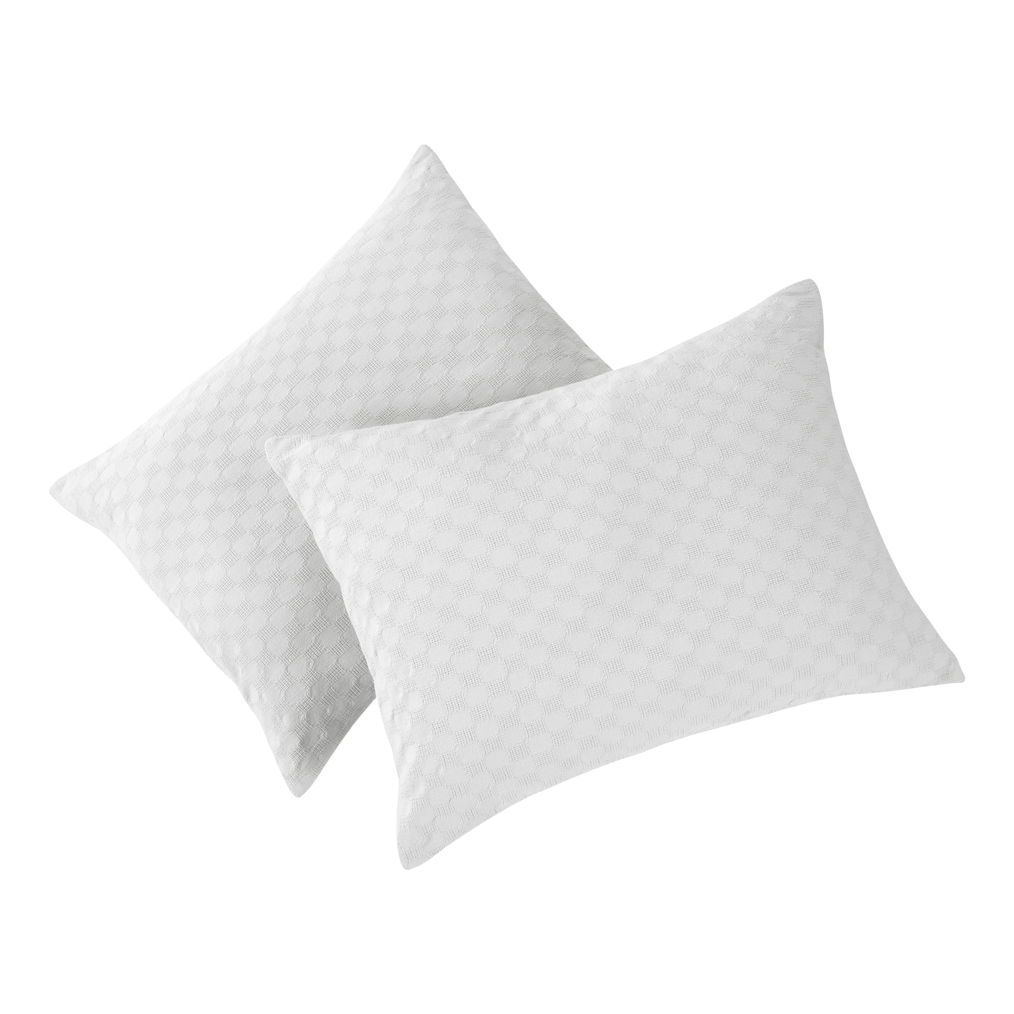 Better Homes & Gardens King Comforter Set, All-Season, 3-Piece, Arctic White Block Weave