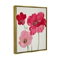 thumbnail image 3 of Stupell Romantic Red Poppies Trio Botanical & Floral Painting Gold Floater Framed Art Print Wall Art, 3 of 6