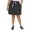 Black, variant on DKNY SPORT Womens Black Pocketed Unlined Elastic Waist Above The Knee A-Line Skirt Plus 2X