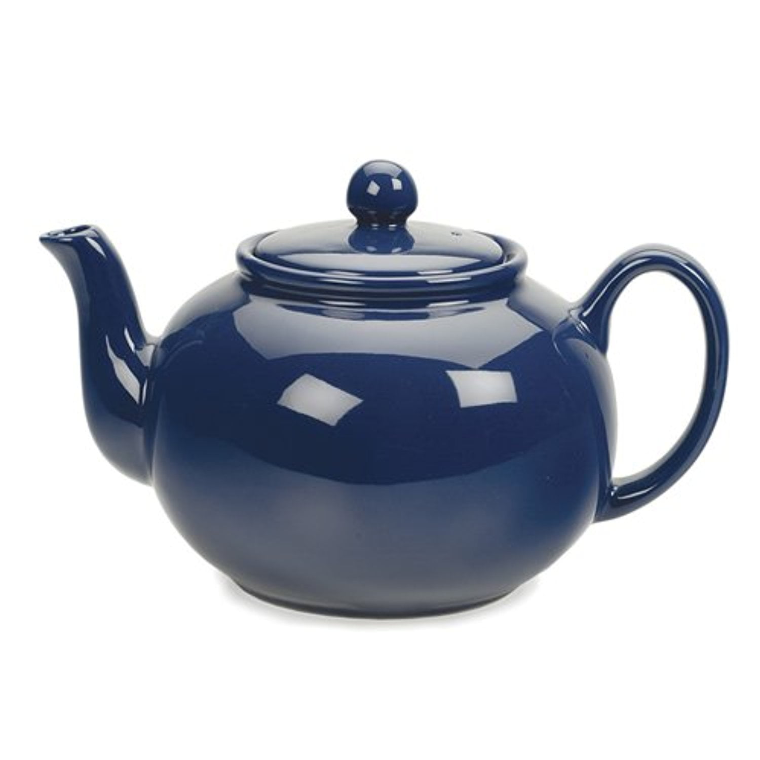 RSVP Blue 6 cup Stoneware Chai Teapot