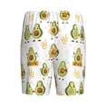 thumbnail image 2 of Lsque Lovely Avocado Mens Sleep Pajama Shorts,Short Pajama Pants, Cotton Ultra-Soft Knit-Small, 2 of 9
