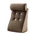thumbnail image 1 of Hearth & Gear Back Support Pillow For Bed Sitting Up Comfortable Reading Pillow Bed Triangle Back Cushion With Removable Cover Triangle Reading Pillow With Neck Pillow Was Seat Support Cushion Double, 1 of 6