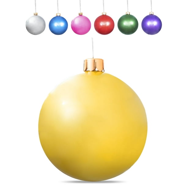 Adornos navideños, bolas gigantes inflables para disfraz de agente