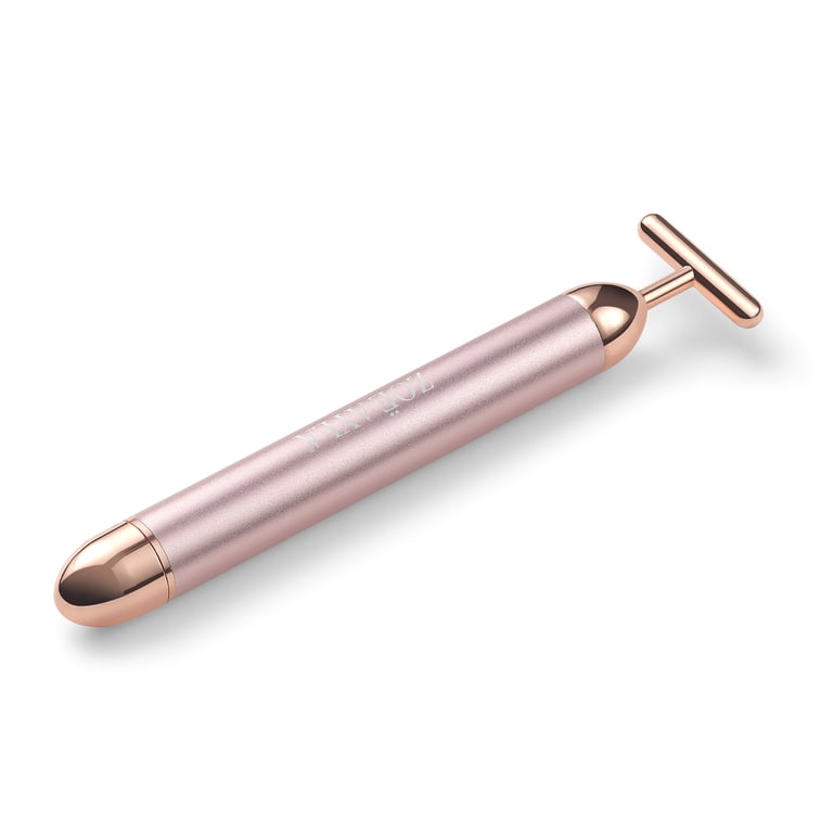 zoe ayla vibrating facial massager Zoë Ayla Zoe Vibrating Facial Massage Roller, Rose Gold, 1 Pc - Boosts  Blood Circulation - Reduces Dark Circles, Fine Lines, Wrinkles Around Eyes main image 0
