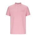 thumbnail image 6 of Kovlvoll Mens Shirts Summer Casual Classic Short Sleeve Button V Neck Solid Color Basic Shirt with Pocket, 6 of 6
