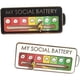 thumbnail image 1 of Broche Creative My Social Battery Design, aleación, 2 x 5 cm, 1 of 2