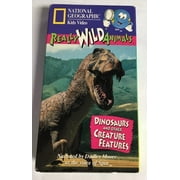 National Geographic Kids Really Wild Animals Dinosaurs VHS Tape50721-TESTED-RARE