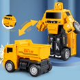 thumbnail image 6 of 4PCS Kid Deformation Trucks Toys for Boys Age 1-7 , Collision Deformation, Friction Powered Toy Trucks Vehicles Toys Gifts, 6 of 6