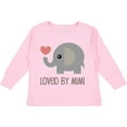 thumbnail image 3 of Inktastic Loved by My Mimi Grandchild Boys or Girls Long Sleeve Toddler T-Shirt, 3 of 5