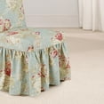 Waverly Ballad Bouquet Long Dining Chair Slipcover