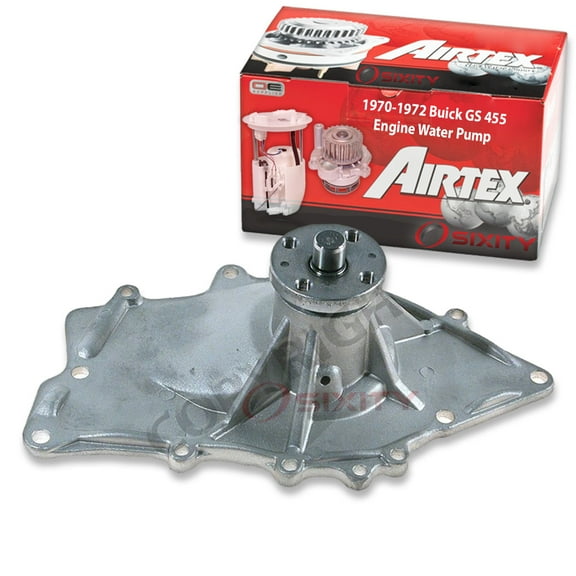 Airtex Engine Water Pump compatible with Buick GS 455 7.5L V8 1970-1972