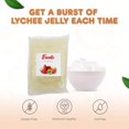 thumbnail image 2 of Fanale Coconut Jelly Topping nata de coco for Bubble Tea 400 g | Lychee Jelly | for Boba Tea, Smoothies, Slushes, Desserts 400g ( Pack of 1 ), 2 of 9