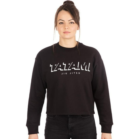 Tatami Fightwear Women's Cropped Pullover Sweatshirt - Small - Black