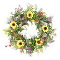thumbnail image 2 of Easter Decoration for Outside Wreath Decor, Door Wreath for Spring Wreath Outdoor, Artificial Wreath Summer Cute Home Decor, 2 of 8