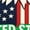 Green, variant on TOWED22 American Flag Shirts Girls Patriotic Shirt USA Flag Stars Stripes Print T-Shirt 4th of July Tee Tops(Light Purple,7-8 Y)