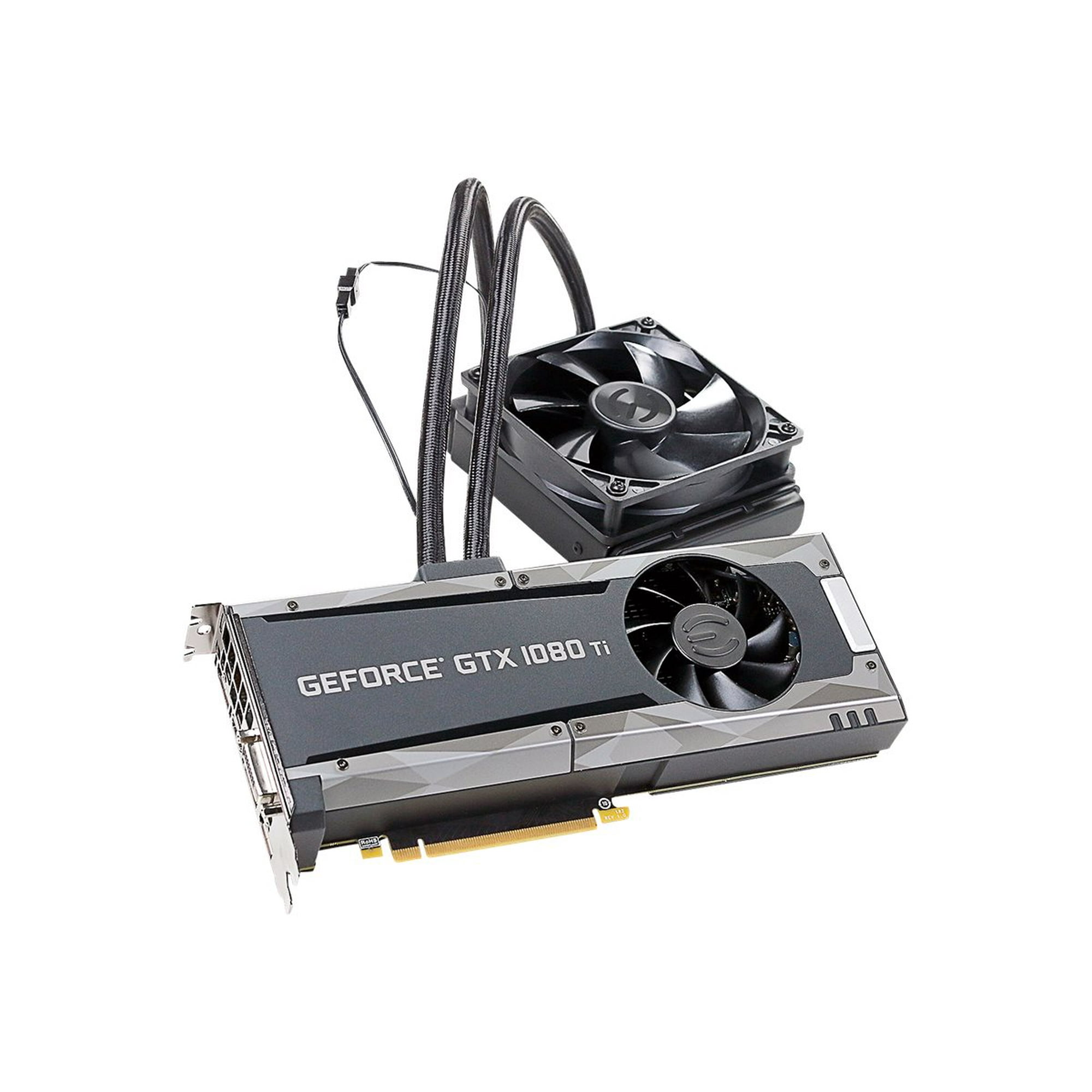 EVGA GeForce GTX 1080 Ti SC2 HYBRID GAMING Graphics card GF GTX 1080 Ti 11 GB GDDR5X PCIe 3.0 x16 DVI HDMI 3 x DisplayPort Walmart