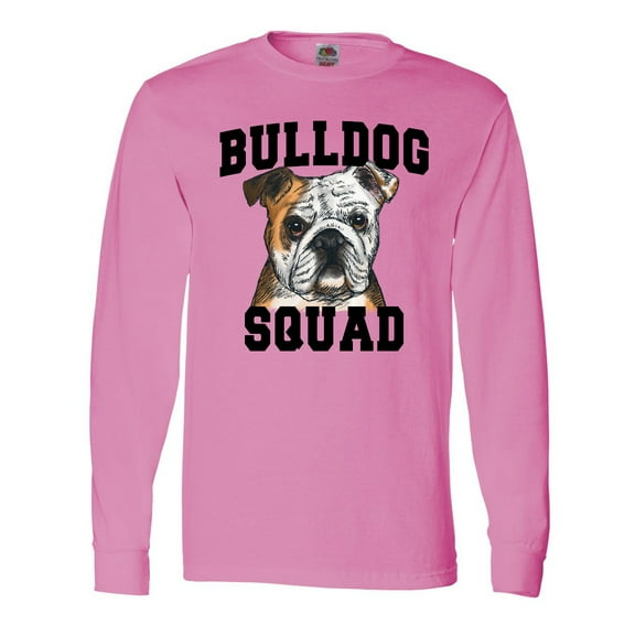 Inktastic Dog Bulldog Squad Long Sleeve T-Shirt