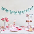 thumbnail image 6 of Korean Macaron Party Banner, Pull String Paper Bow Garland, Children’s Birthday Backdrop Kit, Cute Pull Flower Decoration, Photo Booth Streamer, 6 of 7