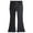 Black-2674, variant on KIDSCOOL SPACE Girls Jeans, Big Little Kids Girl Elastic Waistband Inside High Stretch Denim Flared Pants,Mid Blue, 7-8 Years