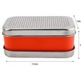 thumbnail image 1 of Cheese Grater with Food Saver Container 2 In1 Fruit Vegetable Chopper Onion Choppers with Container Stainless Steel Rectangle Box and Graters Cheese Grater Handheld Metal, 1 of 5