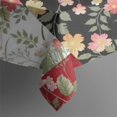 thumbnail image 5 of Pioneer Flower Floral Print Pattern Square Tablecloth,Waterproof Square Table Cover,Wipeable Spillproof Washable Table Cover for Home Kitchen Party Decor 60"x60"(152x152cm), 5 of 6