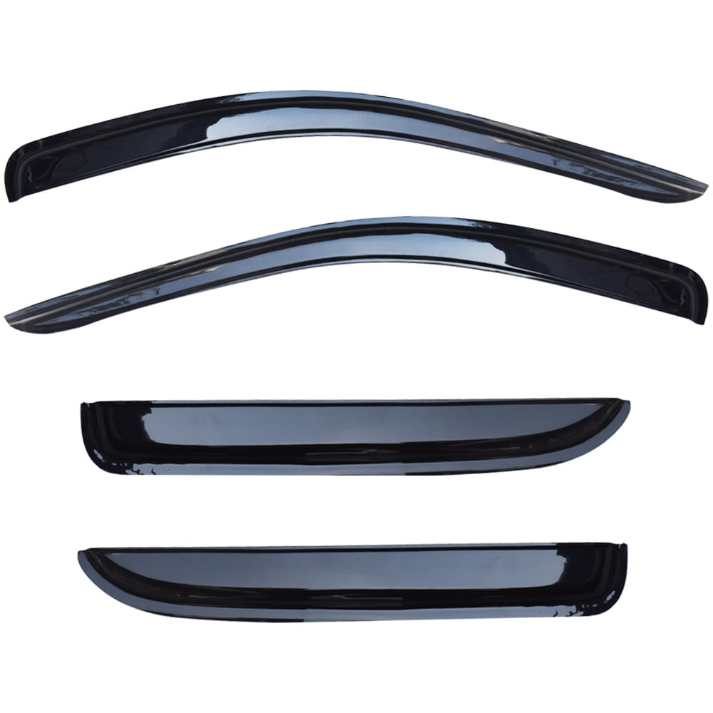 4pcs Sun Rain Guard Vent Shade Window Visor Fit for 02-09 Dodge Ram Crew Mega Cab