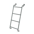 thumbnail image 2 of Toallero de 4 niveles para colgar sobre la puerta, de hierro resistente, fácil de instalar, organizador para colgar a mano Negro, 2 of 9