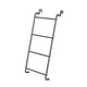 thumbnail image 2 of Toallero de 4 niveles para colocar sobre la puerta, resistente, organizador moderno para toallas detrás de la puerta Negro, 2 of 9