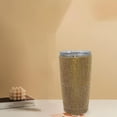 thumbnail image 4 of Caneca de café de 600 ml, térmico de aço inoxidável 304, de vácuo de água Mini garrafa de água, térmico portátil de caneca de Oro Soledad Taza de café aislada, 4 of 6