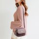 thumbnail image 3 of Bolso de hombro para mujer Retro PU Shell Messenger bolsos de múltiples capas púrpura 2 piezas, 3 of 5