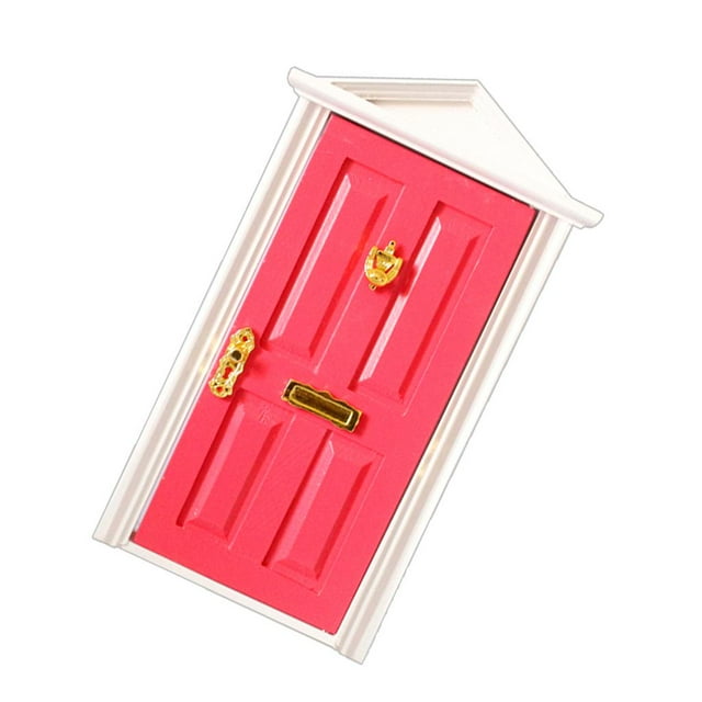 1/12 Porte Rose Miniature Jardin Féerique Ac