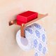 thumbnail image 4 of Accesorios de baño resistentes al agua duraderos Soporte de papel higiénico de acero inoxidable Soporte de caja de pañuelos Soporte de papel en rollo Inevent JJ20000-05B, 4 of 5