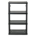 thumbnail image 5 of Gracious Living 4-Shelf Fixed-Height Medium-Duty Shelving Storage, Black, 5 of 10