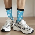 thumbnail image 4 of Uemuo Cute Healthy Teeth Pattern Women's Crew Socks, Soft Durable Breathable Moisture-Wicking with Odor Control Cotton socks, 4 of 9