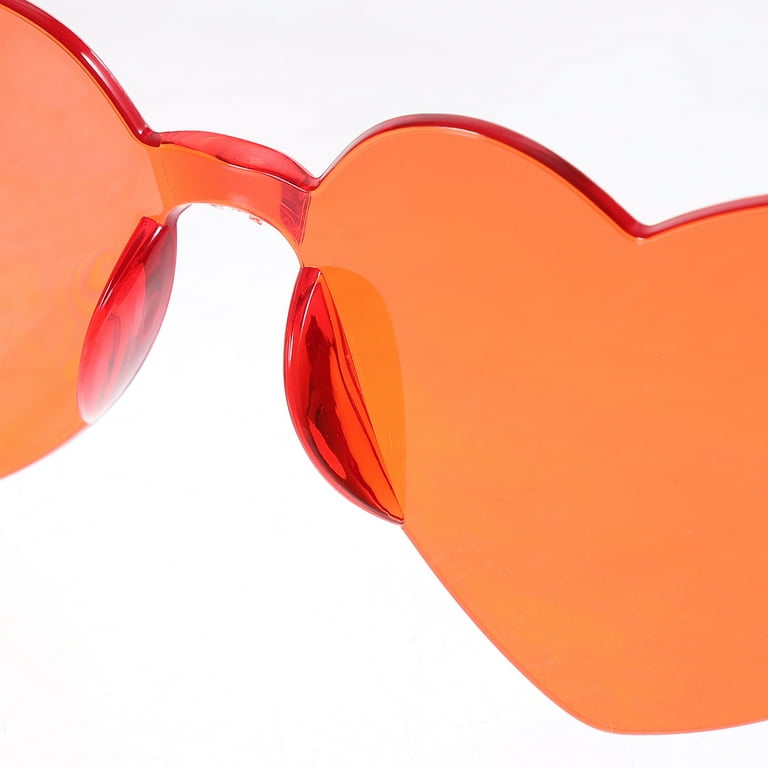 DIFF Heart Rimless Sunglasses Amazon.com: Merkaunis 30 Pairs Heart Shaped Sunglasses  main image 2