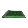 thumbnail image 2 of Ahgly Company Indoor Square Oriental Emerald Green Traditional Area Rugs, 3' Square, 2 of 4